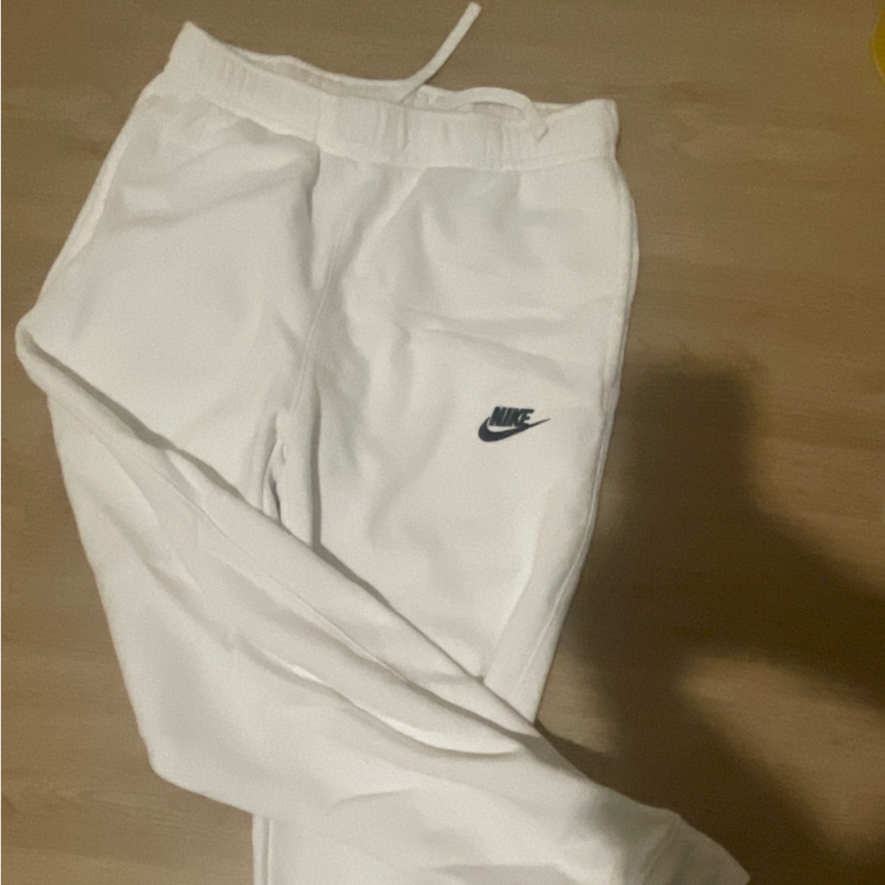Nike White Sweatpants